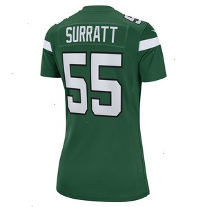 Chazz Surratt New York Jets Nike Women's Game Player Jersey - Gotham Green