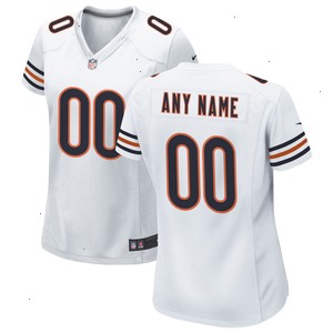 Chicago Bears Nike Women's Custom Game Jersey - White