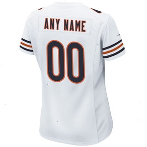 Chicago Bears Nike Women's Custom Game Jersey - White