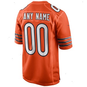 Chicago Bears Nike Youth Alternate Custom Game Jersey - Orange