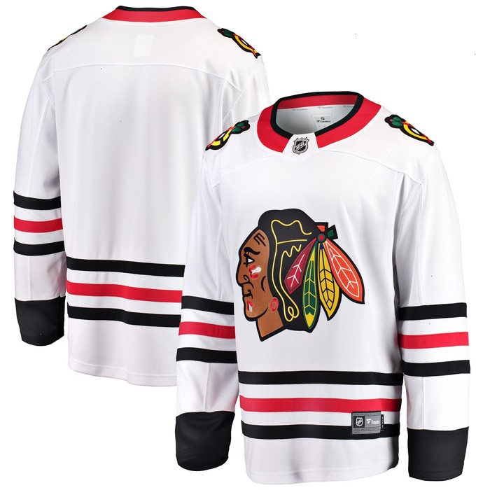 Chicago Blackhawks Fanatics Branded Breakaway Away Jersey - White