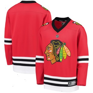 Chicago Blackhawks Fanatics Branded Youth Home Replica Blank Jersey - Red