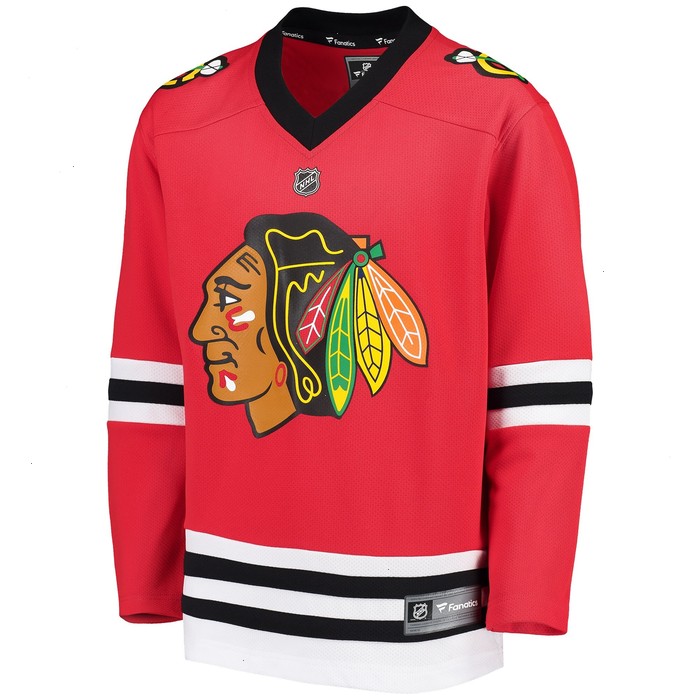 Chicago Blackhawks Fanatics Branded Youth Home Replica Blank Jersey - Red