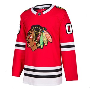 Chicago Blackhawks adidas Authentic Custom Jersey - Red