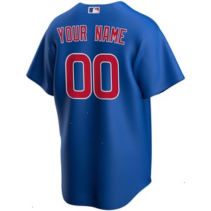 Chicago Cubs Nike Alternate Replica Custom Jersey - Royal