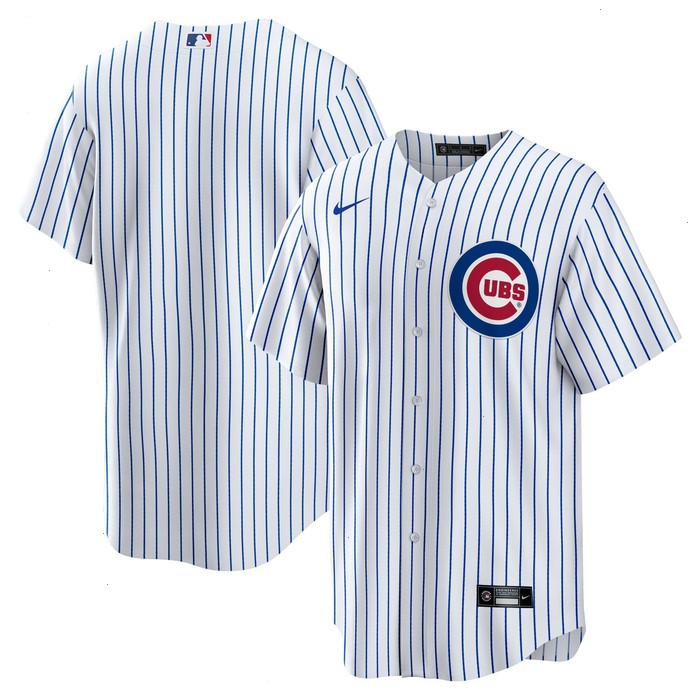 Chicago Cubs Nike Home Blank Replica Jersey - White