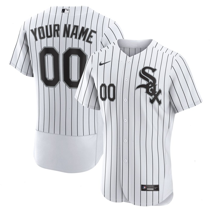 Chicago White Sox Nike Home Authentic Custom Jersey - White