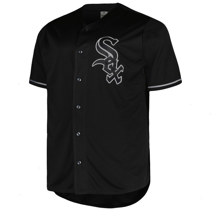 Chicago White Sox Profile Big & Tall Blackout Replica Jersey