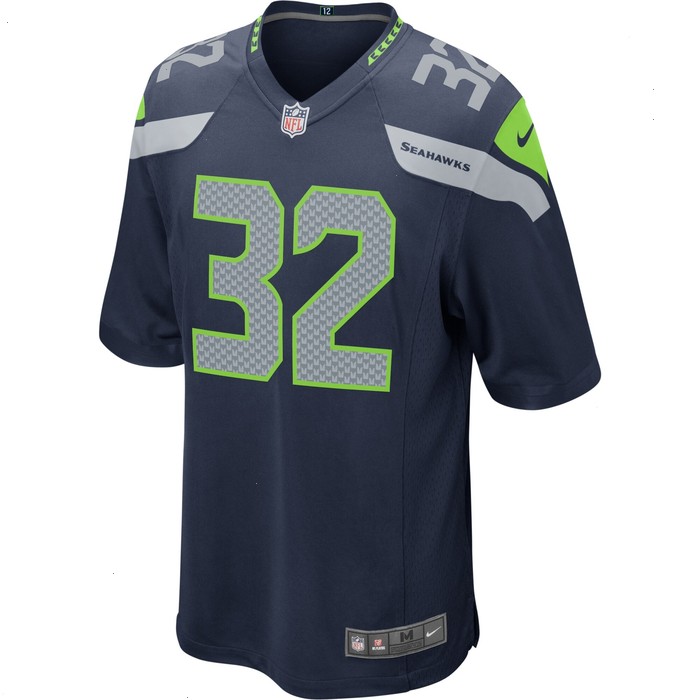 Chris Carson Seattle Seahawks Nike Game Jersey - College Navy