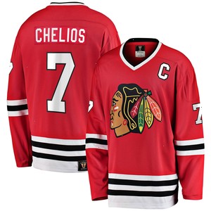 Chris Chelios Chicago Blackhawks Fanatics Branded Premier Breakaway Retired Player Jersey - Red