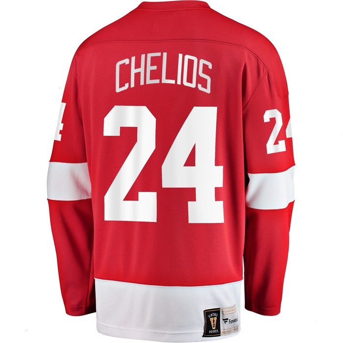 Chris Chelios Detroit Red Wings Fanatics Branded Premier Breakaway Retired Player Jersey - Red