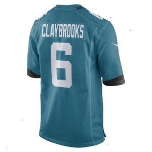 Chris Claybrooks Jacksonville Jaguars Nike Game Player Jersey - Teal