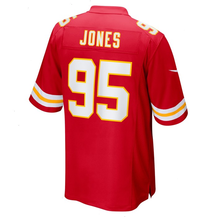 Chris Jones Kansas City Chiefs Nike Super Bowl LVII Patch Game Jersey - Red