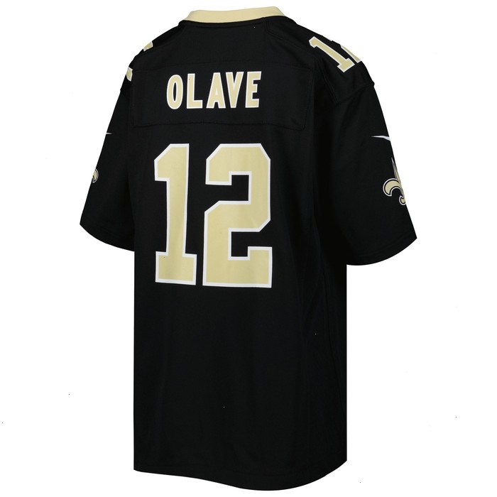 Chris Olave New Orleans Saints Nike Youth Game Jersey - Black