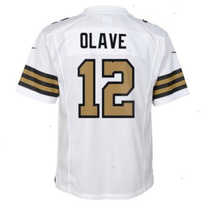 Chris Olave New Orleans Saints Nike Youth Game Jersey - White