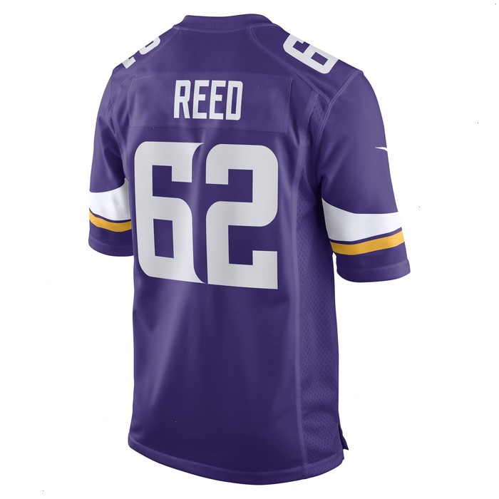 Chris Reed Minnesota Vikings Nike Game Player Jersey - Purple