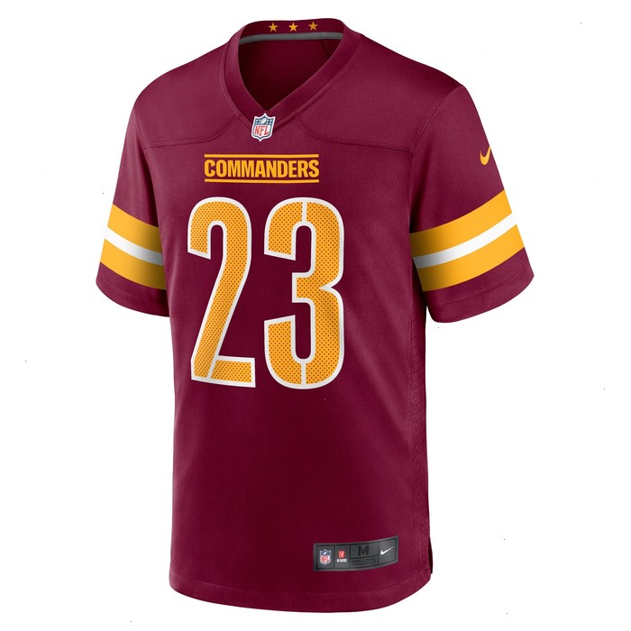 Chris Rodriguez Jr. Washington Commanders Nike Team Game Jersey - Burgundy