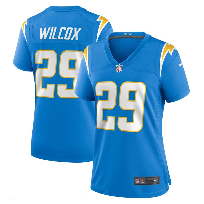 Chris Wilcox Los Angeles Chargers Nike Women's Team Game Jersey - Powder Blue