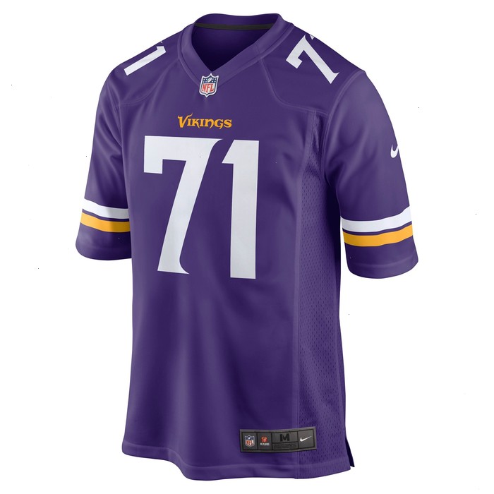 Christian Darrisaw Minnesota Vikings Nike Game Jersey - Purple