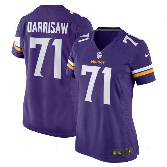 Christian Darrisaw Minnesota Vikings Nike Women's Game Jersey - Purple