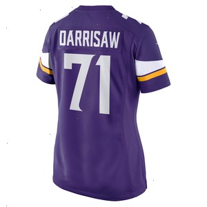 Christian Darrisaw Minnesota Vikings Nike Women's Game Jersey - Purple