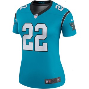 Christian McCaffrey Carolina Panthers Nike Women's Color Rush Legend Player Jersey - Blue