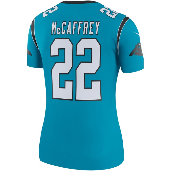 Christian McCaffrey Carolina Panthers Nike Women's Color Rush Legend Player Jersey - Blue