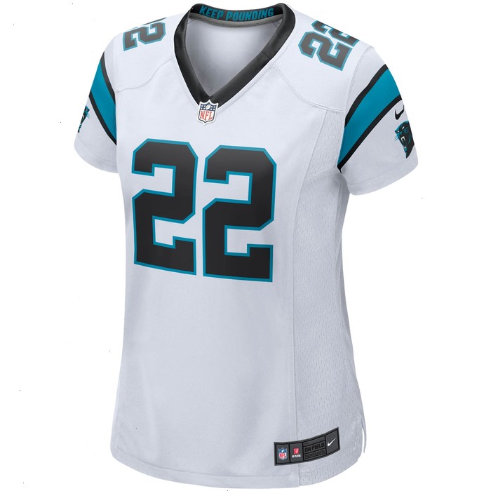 Christian McCaffrey Carolina Panthers Nike Women's Game Player Jersey - White