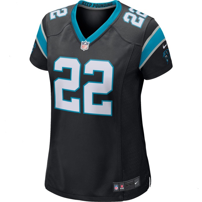 Christian McCaffrey Carolina Panthers Nike Women's Player Jersey - Black