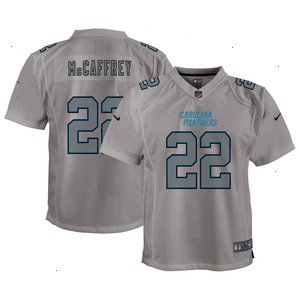 Christian McCaffrey Carolina Panthers Nike Youth Atmosphere Game Jersey - Gray