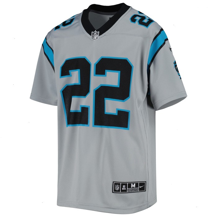 Christian McCaffrey Carolina Panthers Nike Youth Inverted Team Game Jersey - Silver