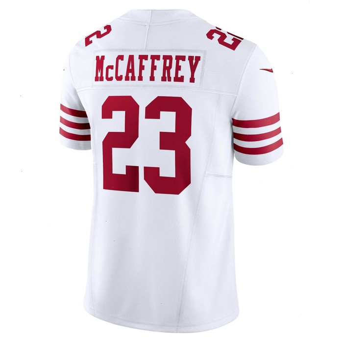 Christian McCaffrey San Francisco 49ers Nike Vapor F.U.S.E. Limited Jersey - White