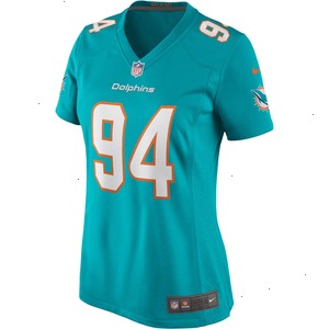 Christian Wilkins Miami Dolphins Nike Women's Game Jersey - Aqua