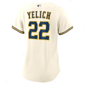 Christian Yelich Milwaukee Brewers Nike Women's Home Replica Player Jersey - Cream