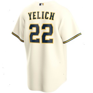 Christian Yelich Milwaukee Brewers Nike Youth Alternate Replica Player Jersey - Cream