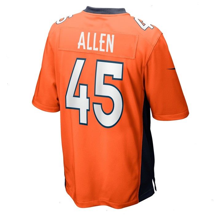 Christopher Allen Denver Broncos Nike Game Player Jersey - Orange