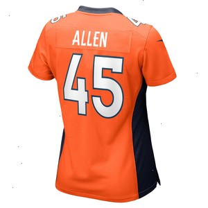 Christopher Allen Denver Broncos Nike Women's Game Player Jersey - Orange