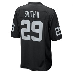 Christopher Smith II Las Vegas Raiders Nike Team Game Jersey - Black