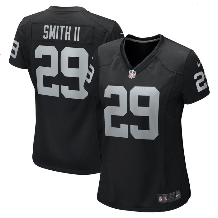 Christopher Smith II Las Vegas Raiders Nike Women's Team Game Jersey - Black