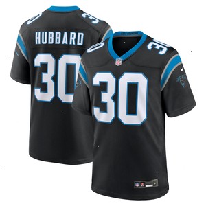 Chuba Hubbard Carolina Panthers Nike Team Game Jersey - Black