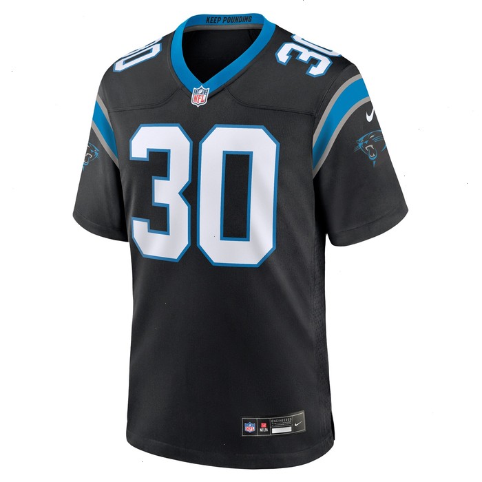 Chuba Hubbard Carolina Panthers Nike Team Game Jersey - Black