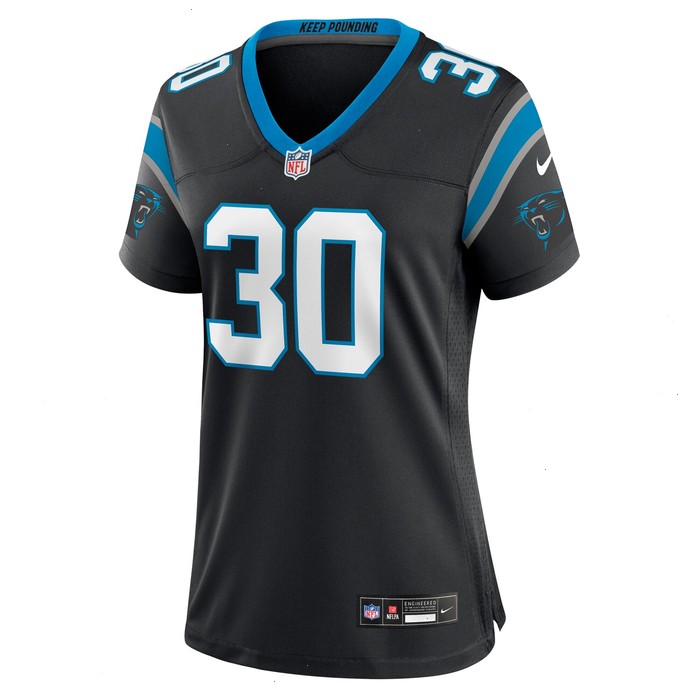 Chuba Hubbard Carolina Panthers Nike Women's Team Game Jersey - Black