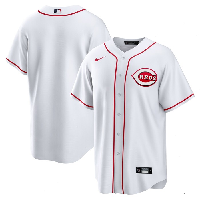 Cincinnati Reds Nike Home Blank Replica Jersey - White