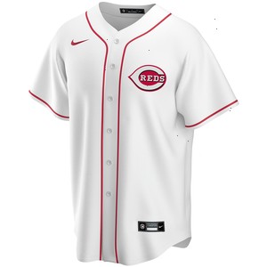 Cincinnati Reds Nike Home Replica Custom Jersey - White