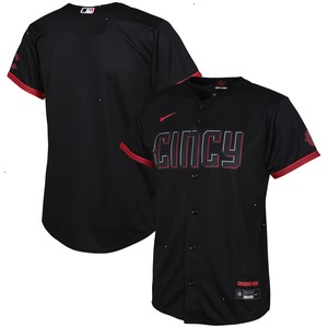 Cincinnati Reds Nike Toddler 2023 City Connect Replica Jersey - Black