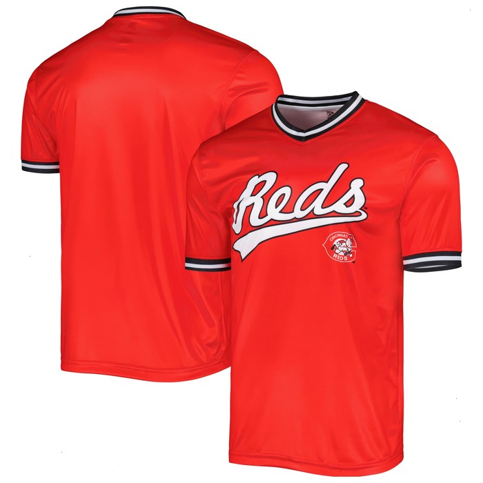 Cincinnati Reds Stitches Cooperstown Collection Team Jersey - Red