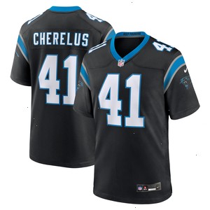 Claudin Cherelus Carolina Panthers Nike Team Game Jersey - Black