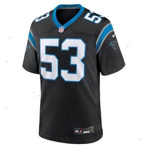 Claudin Cherelus Carolina Panthers Nike Team Game Jersey - Black V1