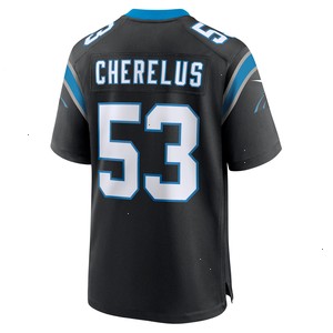 Claudin Cherelus Carolina Panthers Nike Team Game Jersey - Black V1