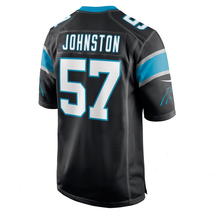 Clay Johnston Carolina Panthers Nike Game Jersey - Black